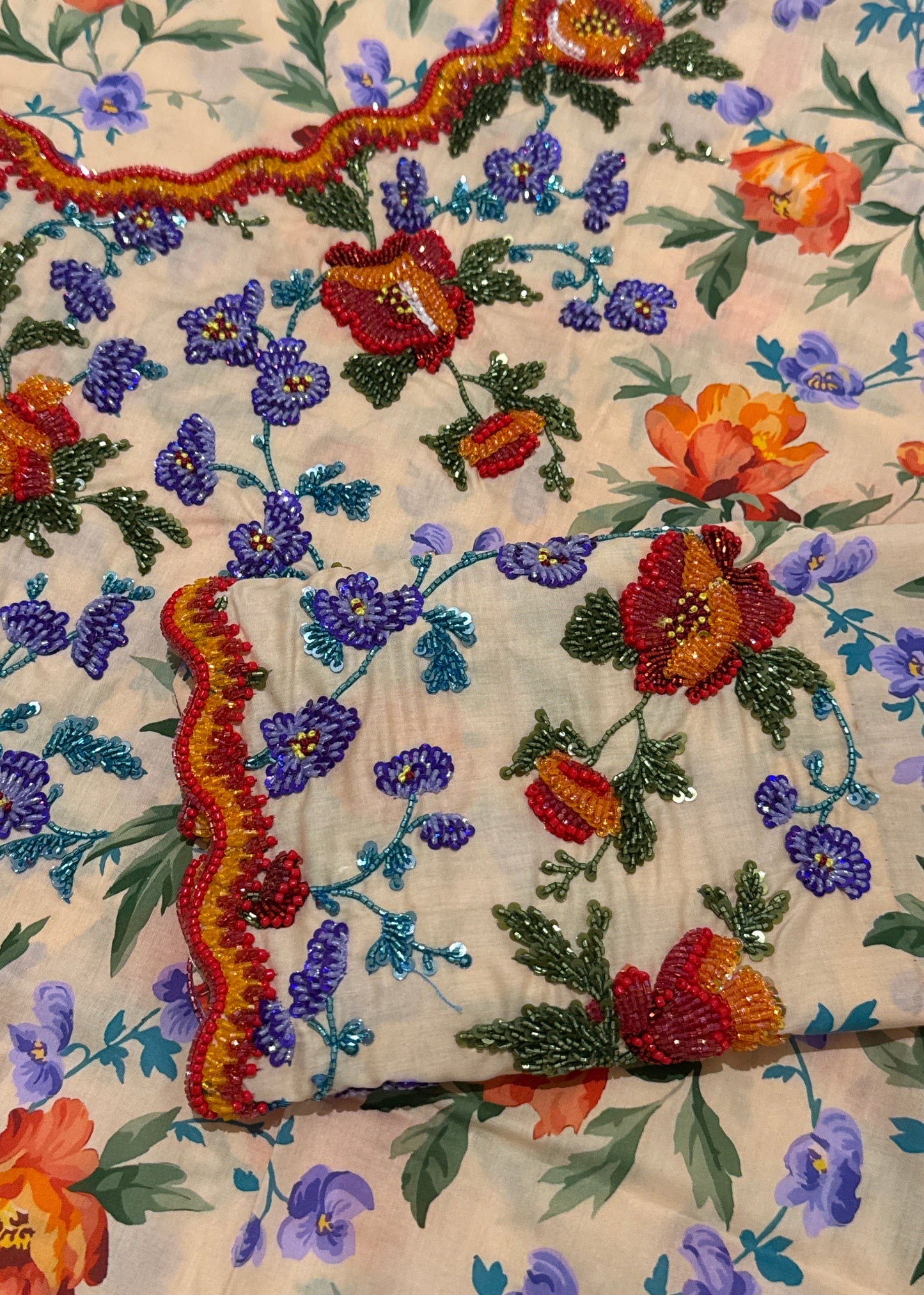 Orange and purple Mukhawar