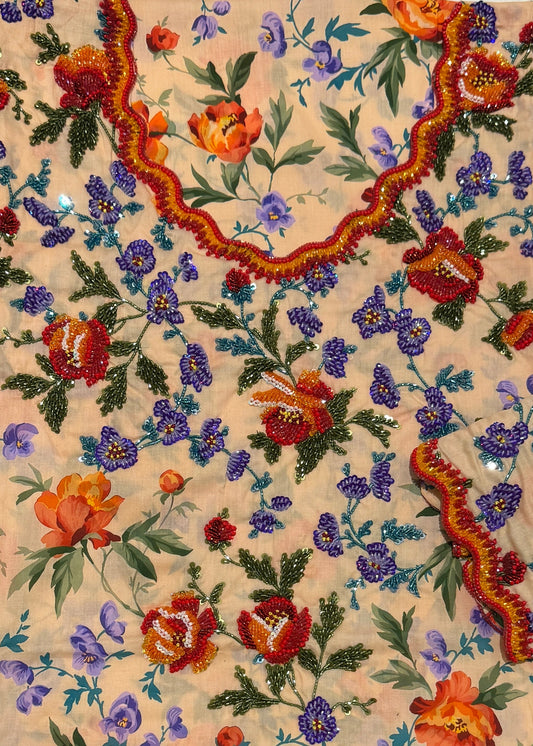 Orange and purple Mukhawar