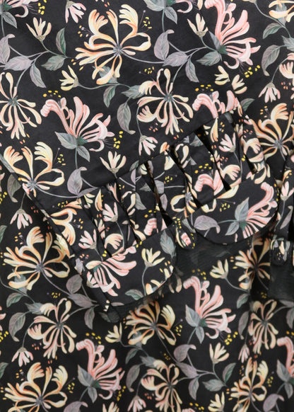 Dusty Rose & Grey Floral Mukhawar