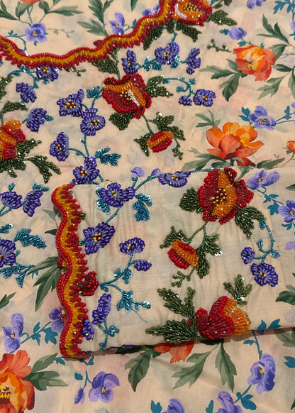 Orange and purple Mukhawar