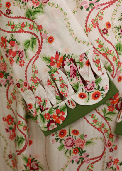 Ruffle Floral Mukhawar