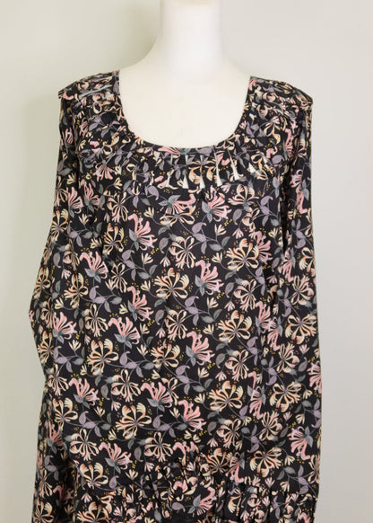 Dusty Rose & Grey Floral Mukhawar